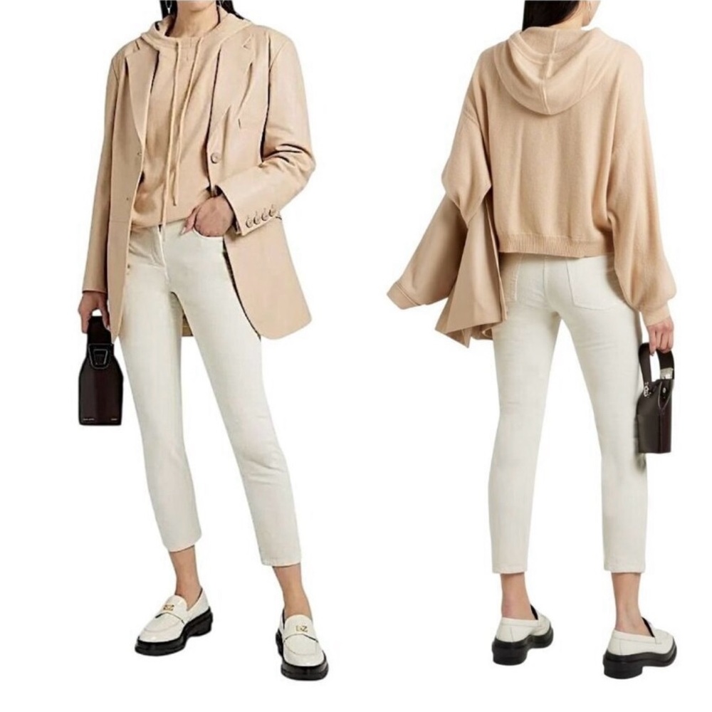 Nili Lotan Ivory Bradford Corduroy Pants size 6